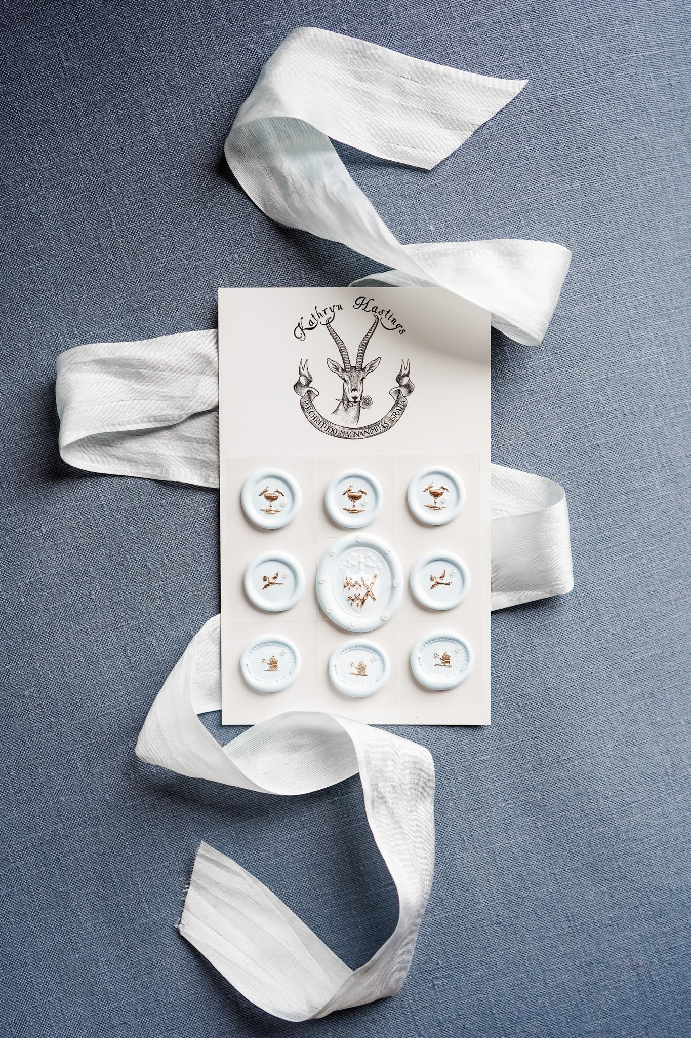 Kathryn Hastings’ Custom Wax Seal Collection with Personalized Letter