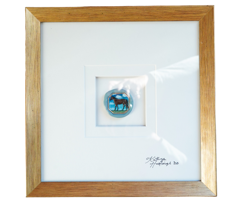 Hopestill Horse Framed Work
