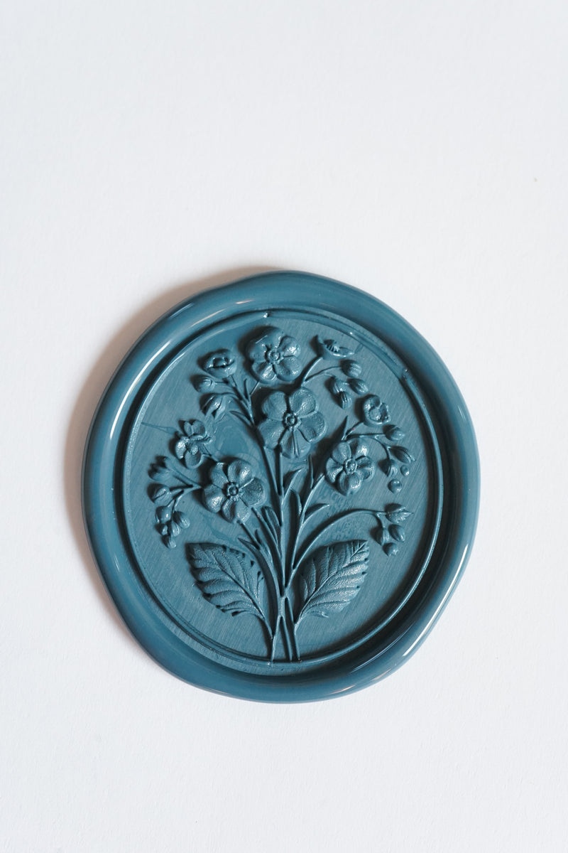 Forget Me Not Floriography Seal