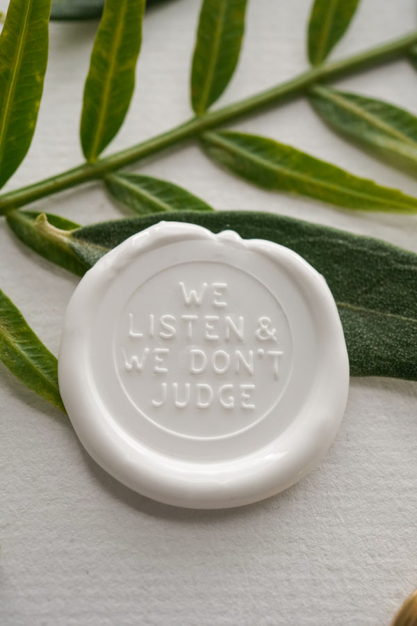 We Listen and We Don’t Judge Guillotine Penny