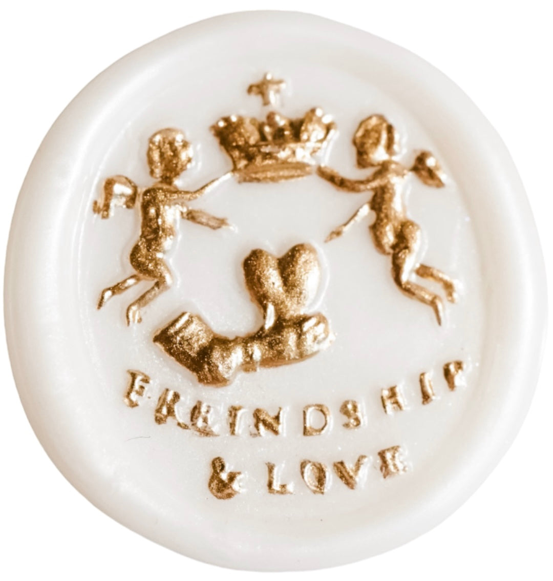 Freindship & Love Gilt Wax Seal