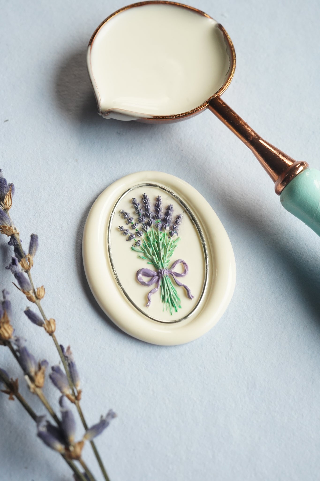 Lavender Floriography Seal