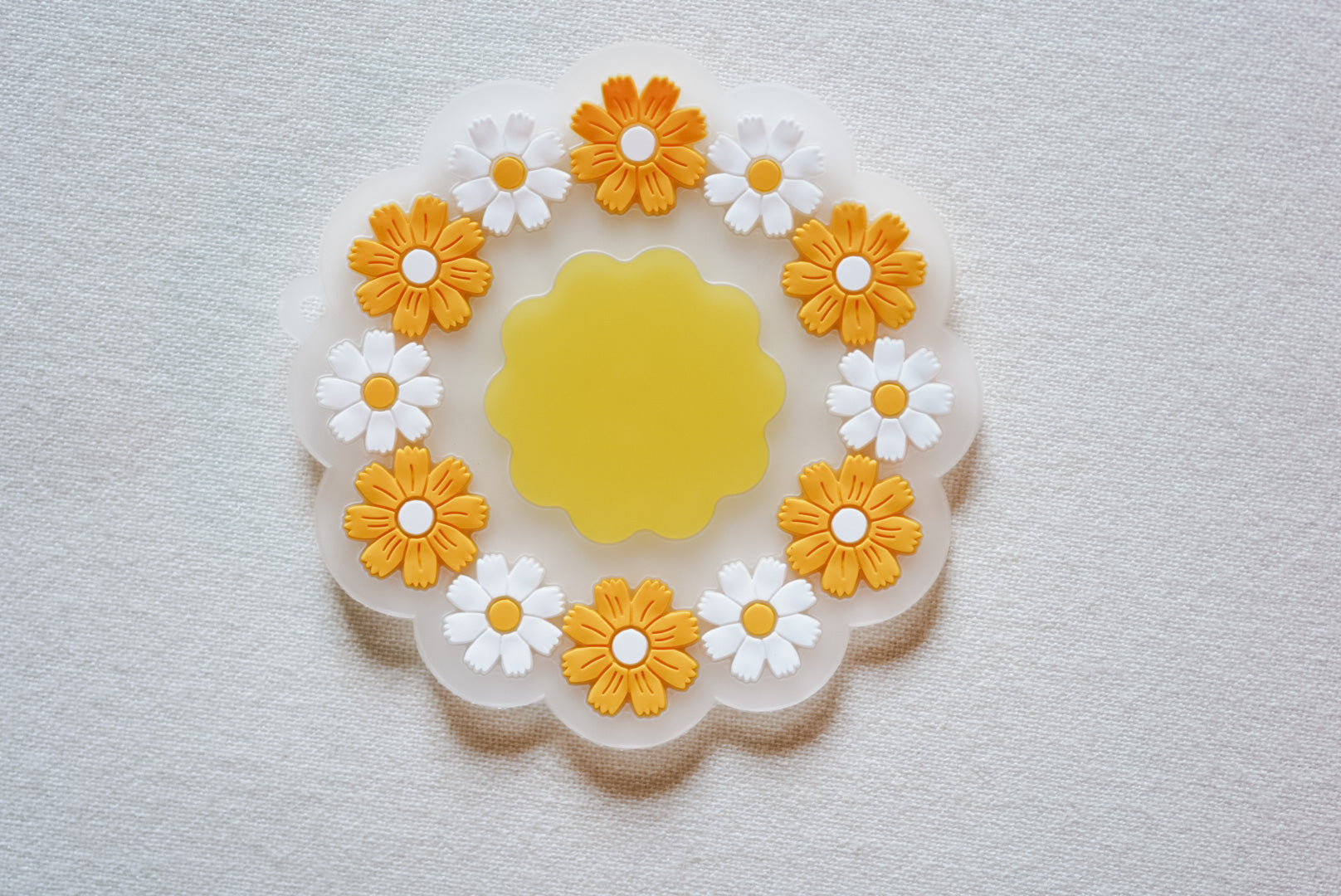 Yellow Flower Silicon Pad
