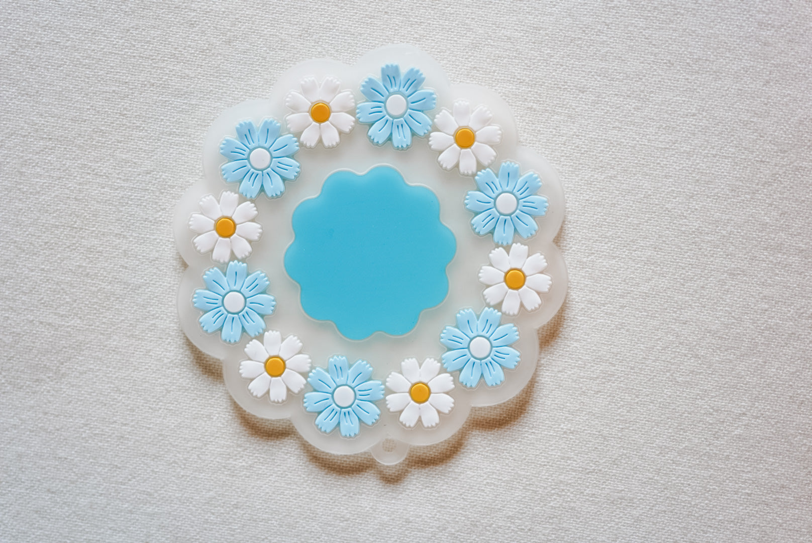 Blue Flower Silicon Pad