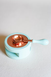 Turquoise Melter & Spoon