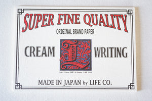 Life Super Fine Quality Cream Writing Letter Pad