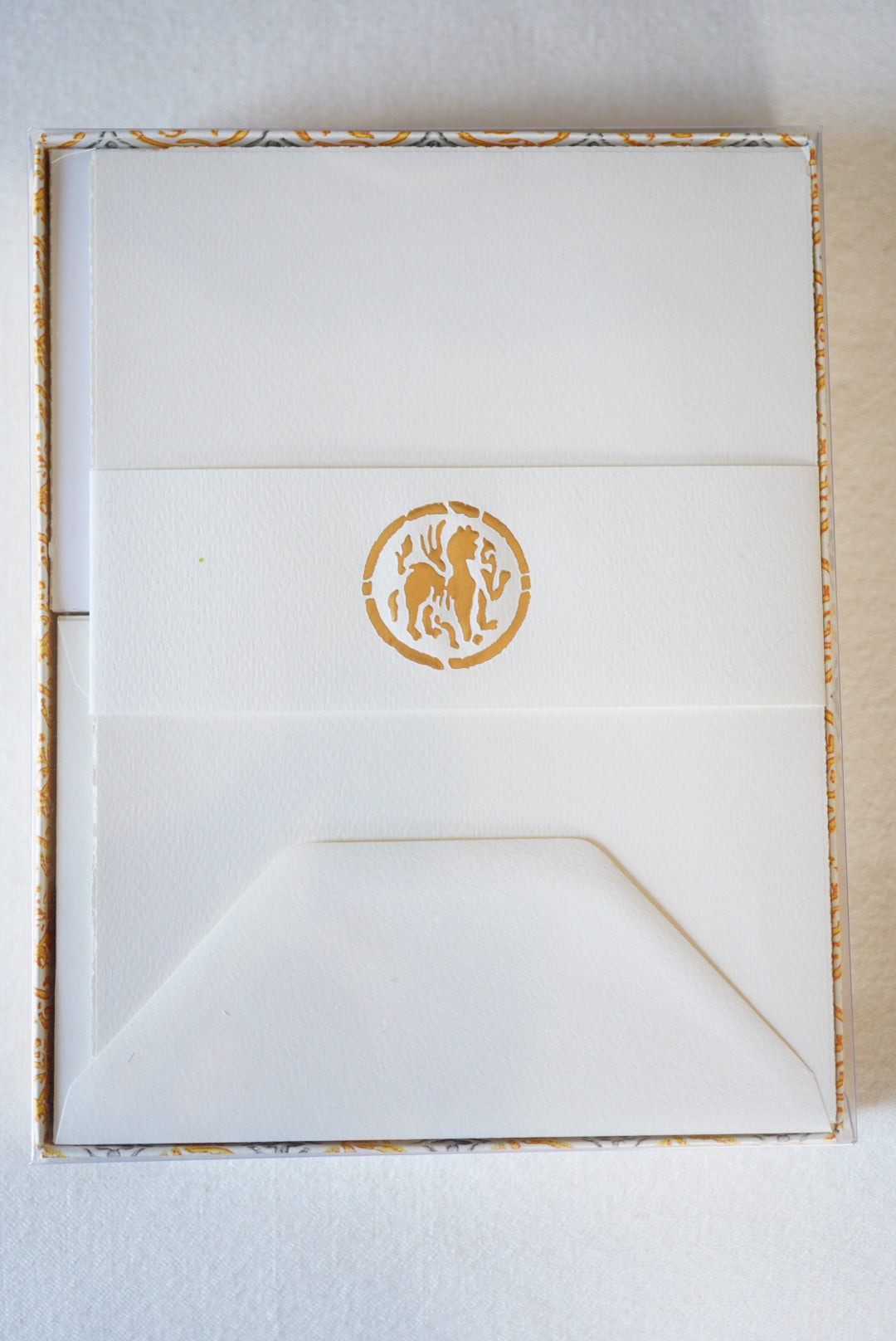 Rossi Medioevalis Deckle Edge Letter Set (Cream)