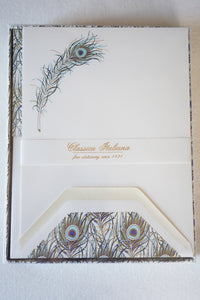 Rossi Writing Paper and Lined Envelopes (Peacock Style)