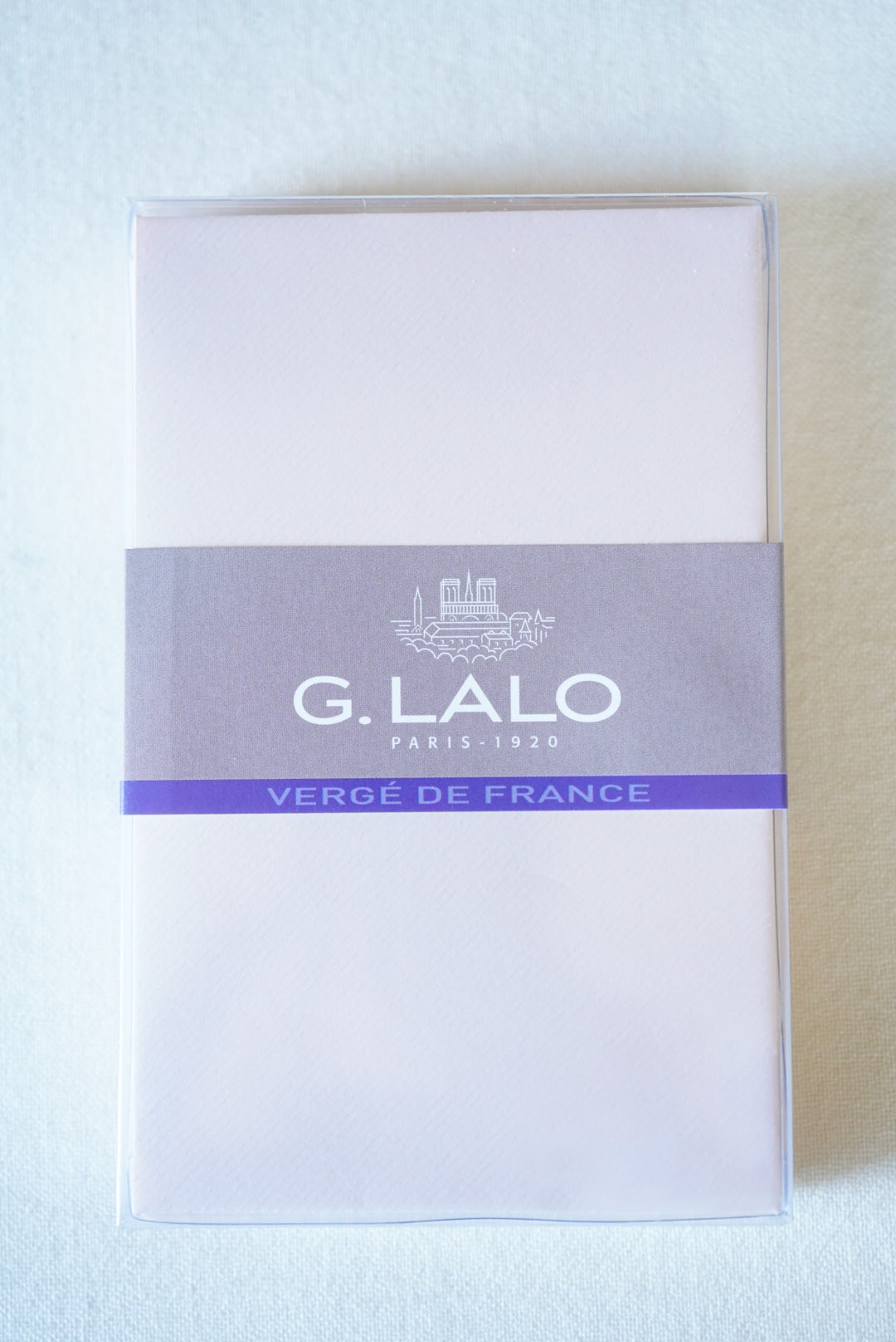 G. Lalo Verge de France Deckle-Edged Correspondence Set (Pink)