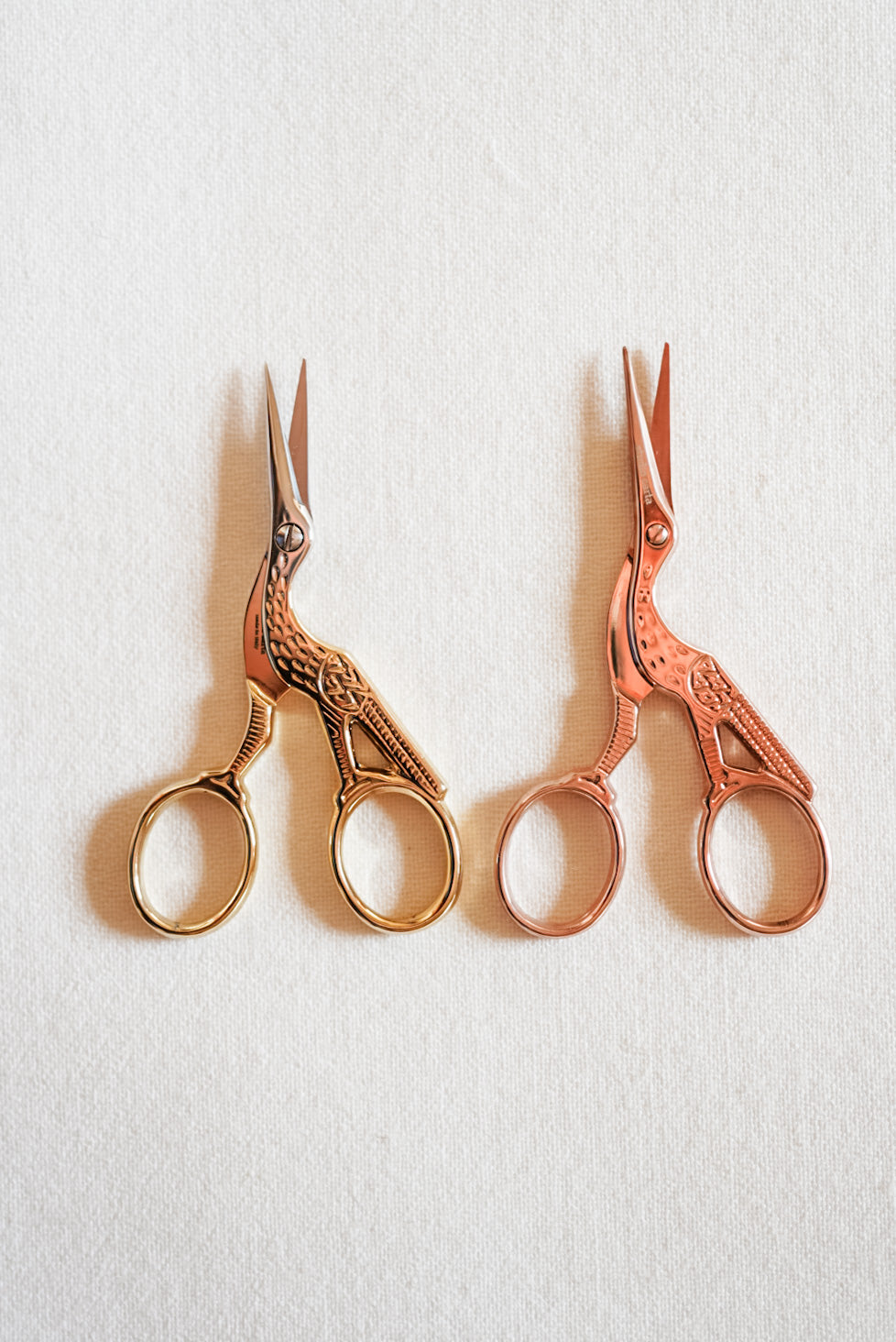 Silver Crane Scissors Stork Scissors Thread Snips for Sewing Kits 
