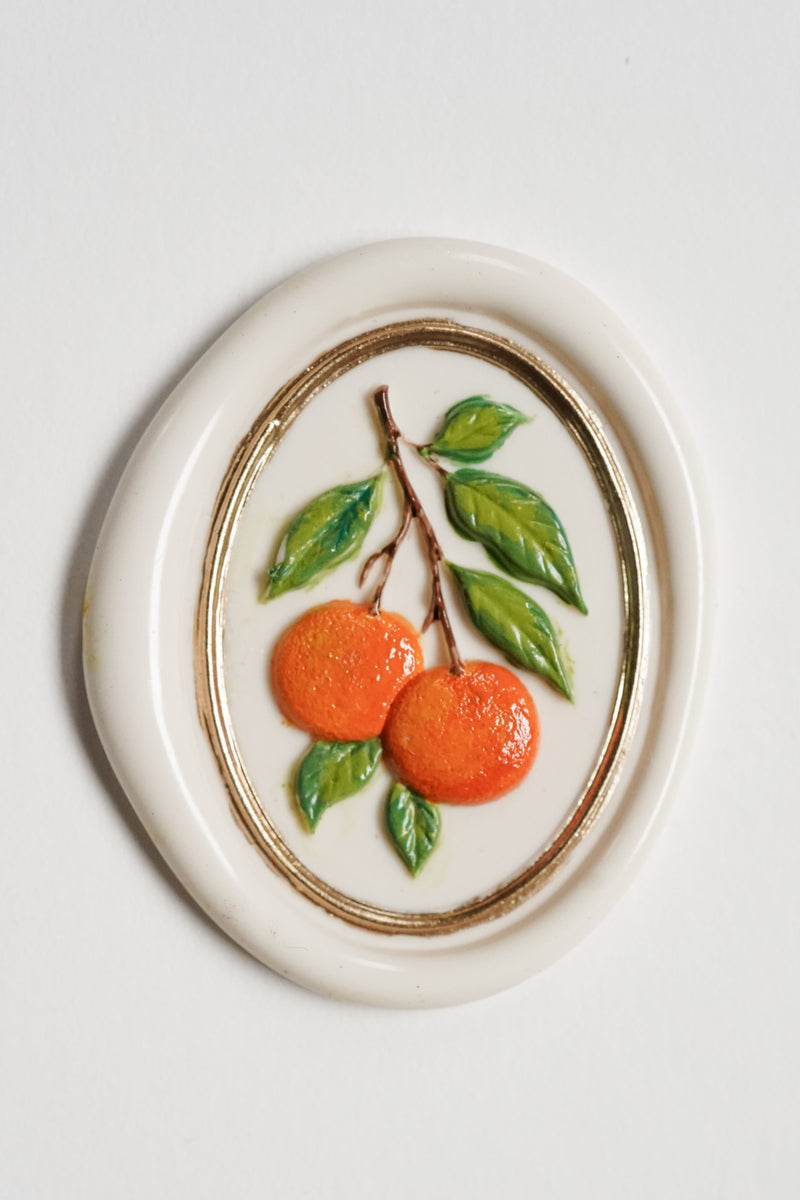 Pixie Tangerine Floriography Seal