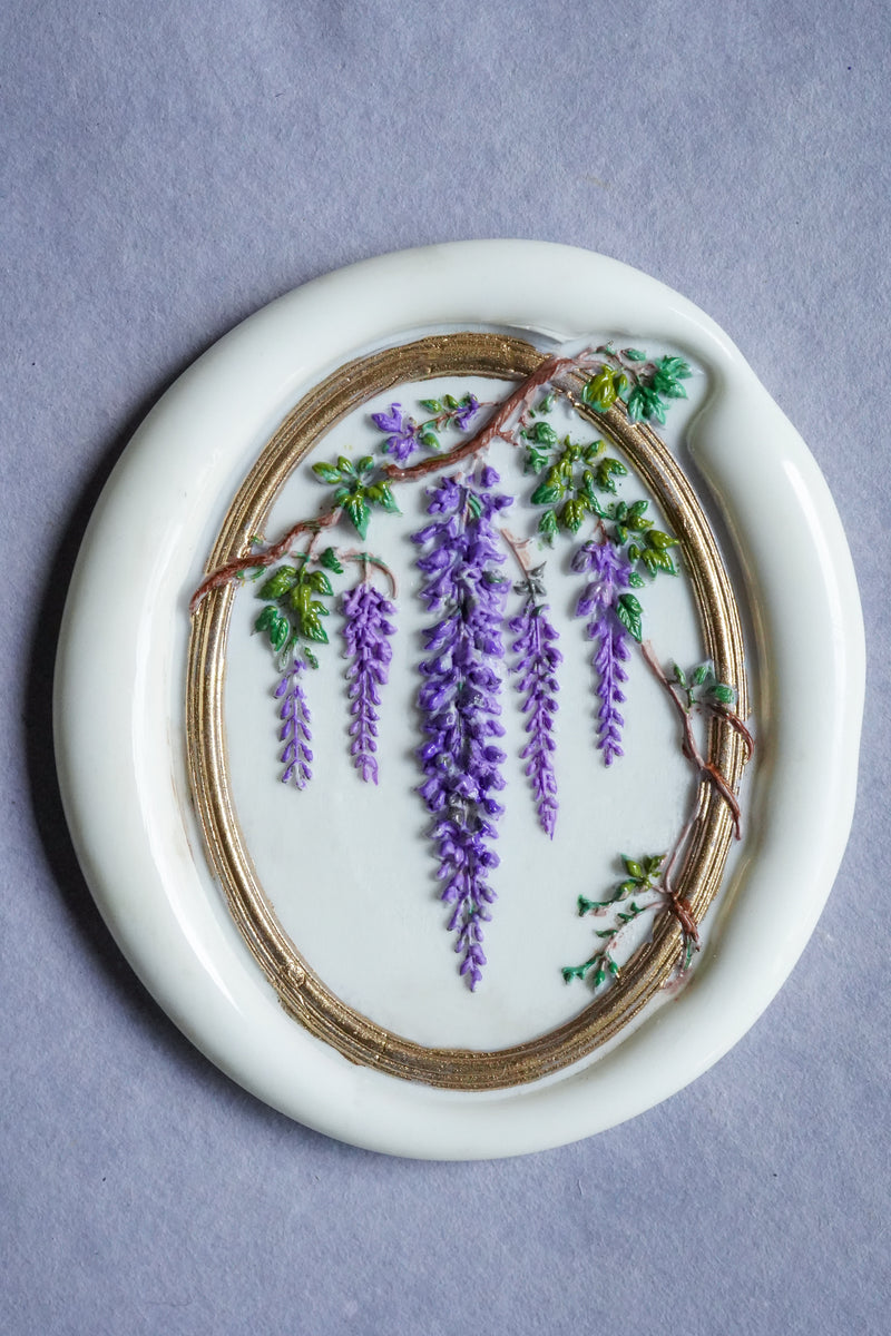 Wisteria Floriography Seal