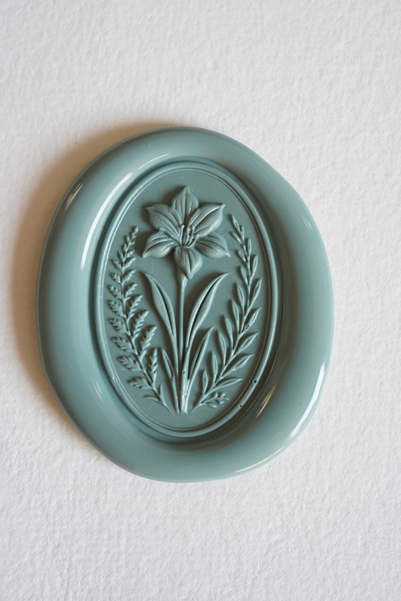 Amaryllis Floriography Seal – Holiday Edition