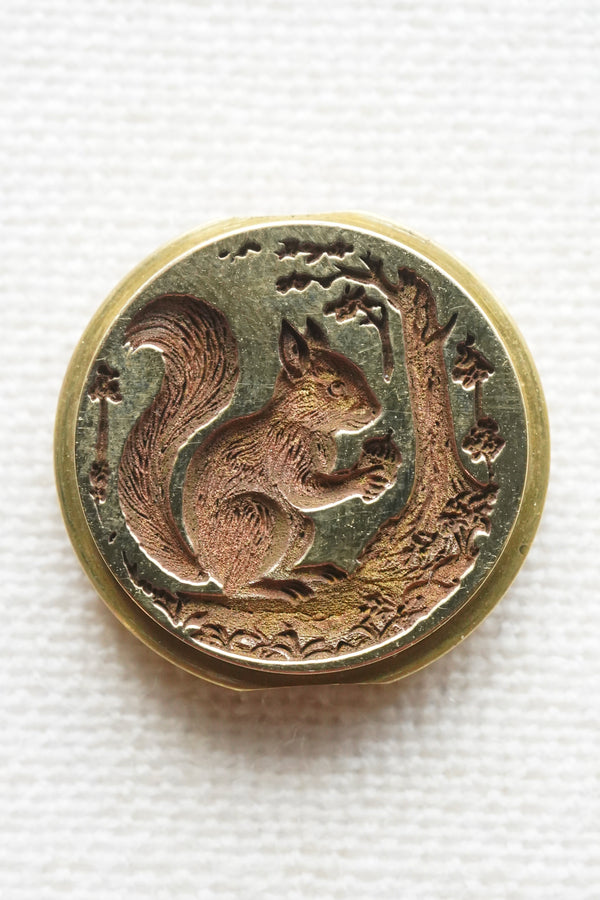 Squirrel Oak Wreath Penny