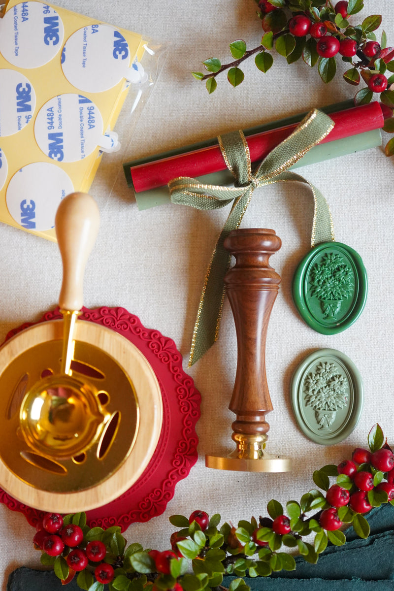 Poinsettia Wax Seal