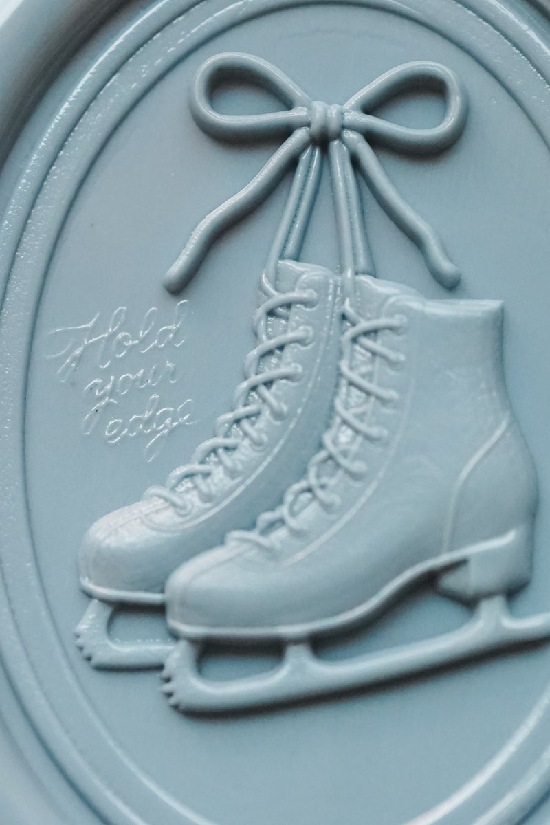 Ice Skates Bow Seal