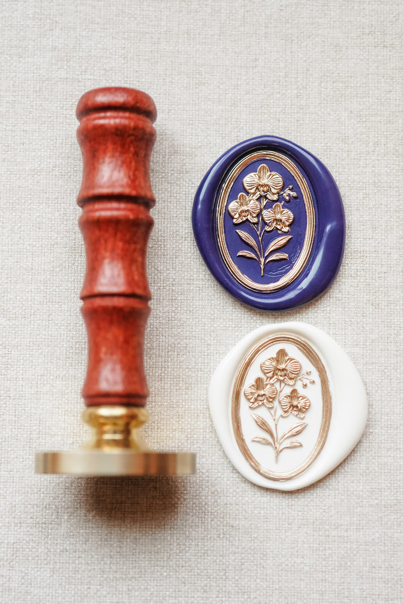 Orchid Floriography Seal