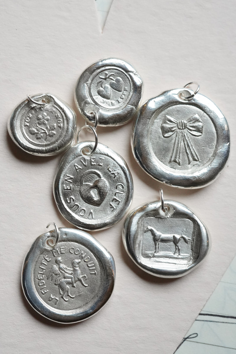 Silver Wax Seals & Pendants