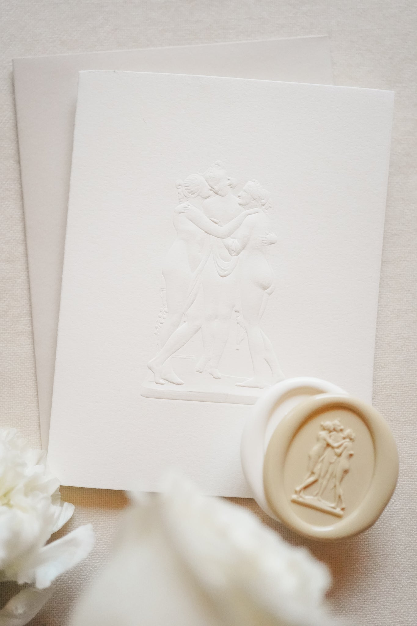 Three Graces Stationery and Seal Set by Clover and Lamb and Kathryn Hastings
