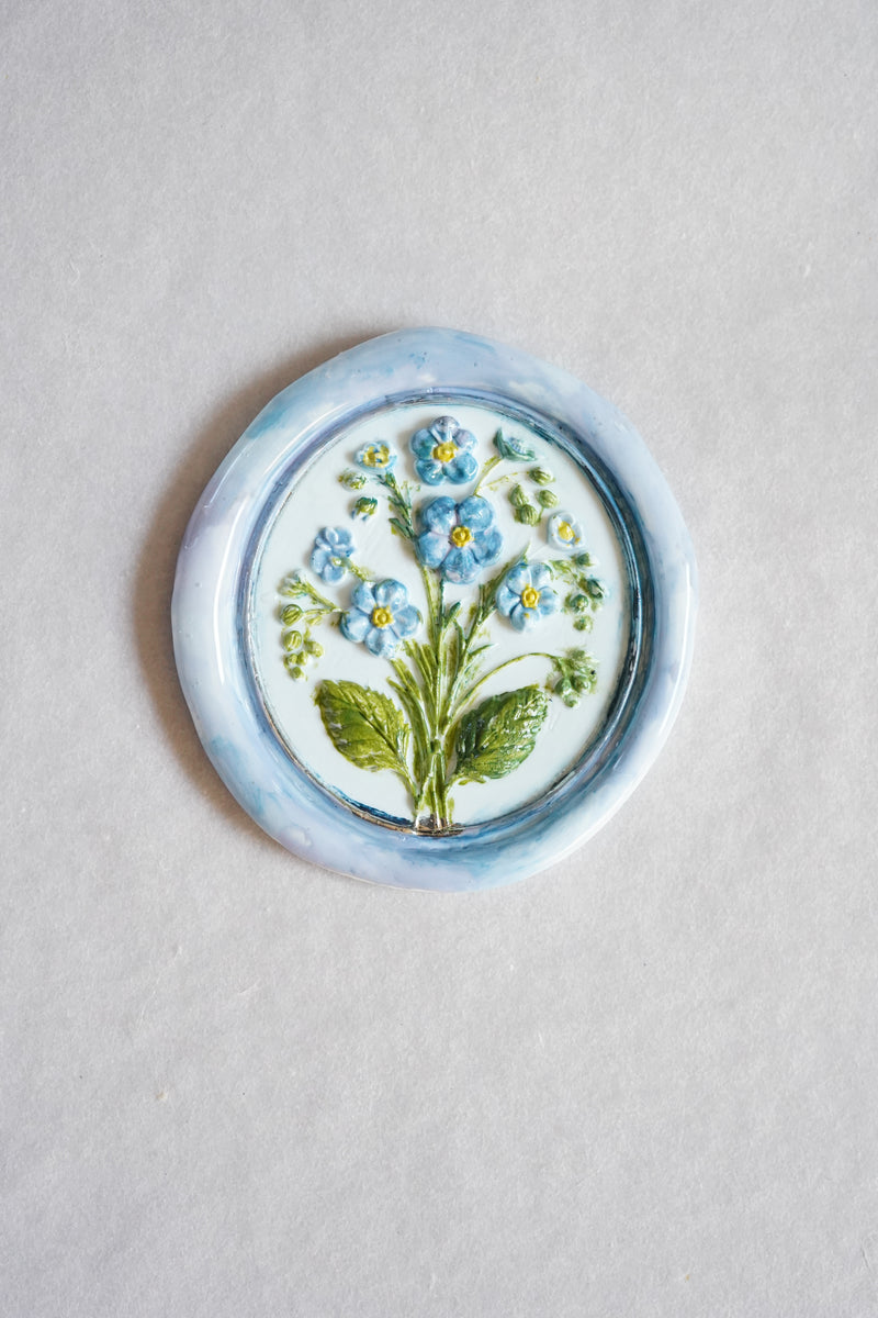 Forget Me Not Floriography Seal
