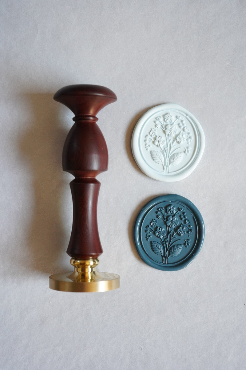 Forget Me Not Floriography Seal