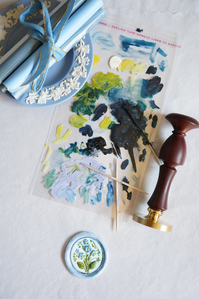 Forget Me Not Floriography Seal