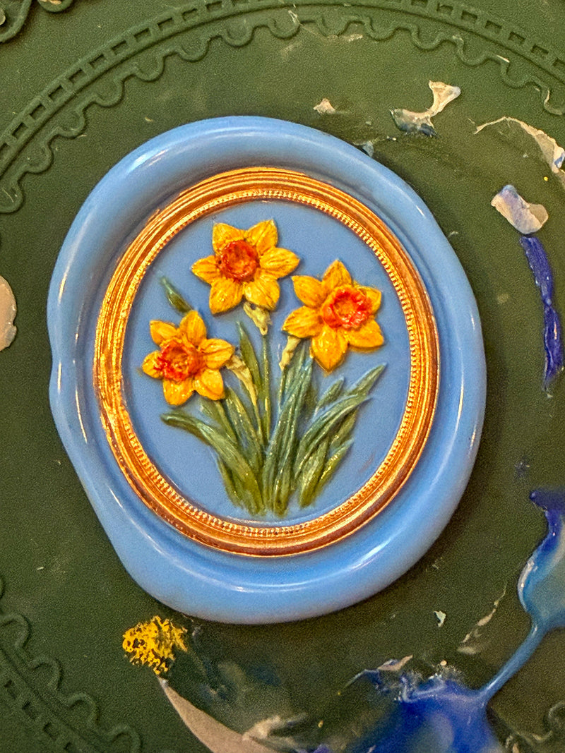 Daffodil Floriography Seal