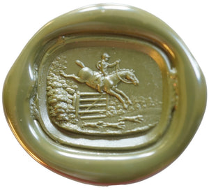 Large Fox Hunt Horse Seal