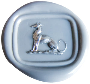 Silver Gilt Seated Greyhound