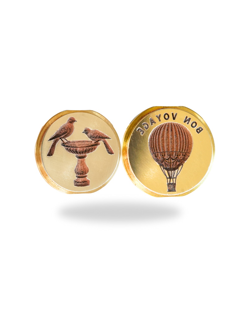 Hot Air Balloon Birdbath Penny