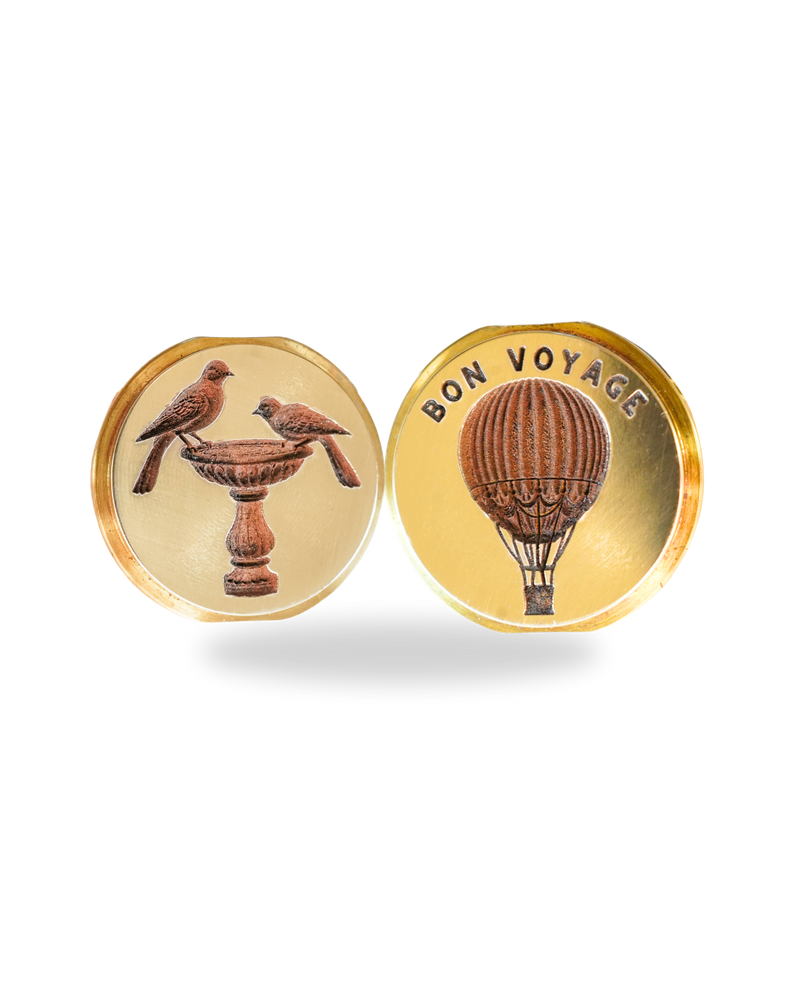 Hot Air Balloon Birdbath Penny