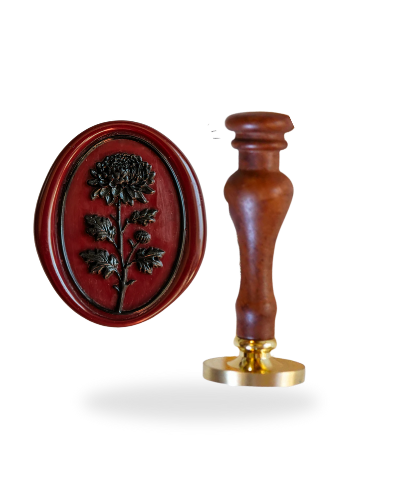 Chrysanthemum Floriography Seal